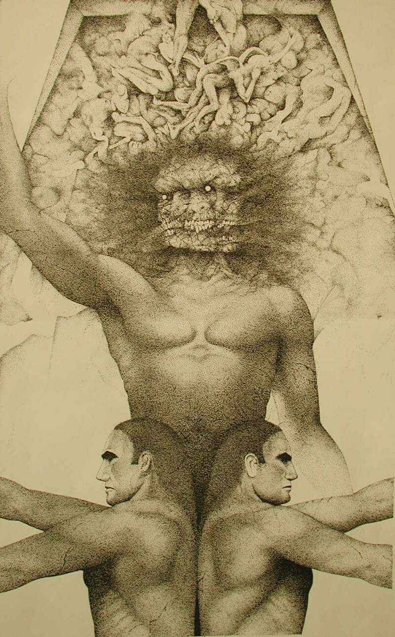 Copyright 1998 Lunart Somatics - Pentacle Sleeve Design
